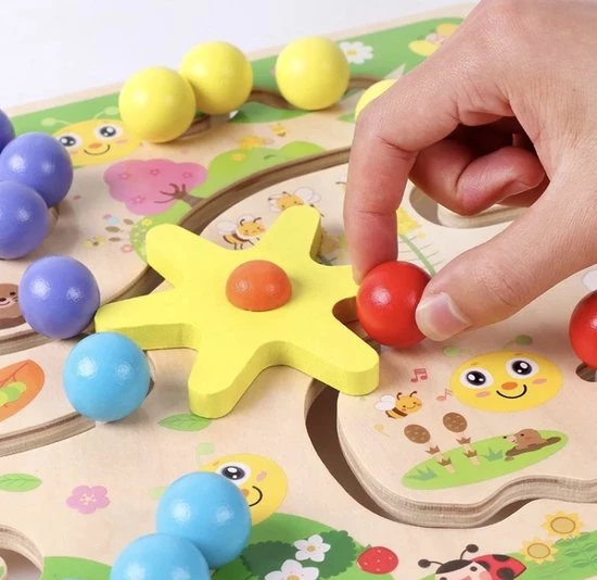 Merkloos Labyrint - Schuifpuzzel - Rups - Houten Bordspellen - Junior - Doolhof - Houten Speelgoed - Educatief Speelgoed - Kinderspel Vanaf 3 Jaar - Montessori - Baby & Peuter - Kleurrijk - Speelgoed - Uitdagend - Oog & Hand Coördinatie 7 Merkloos Labyrint - Schuifpuzzel - Rups - Houten Bordspellen - Junior - Doolhof - Houten Speelgoed - Educatief Speelgoed - Kinderspel Vanaf 3 Jaar - Montessori - Baby & Peuter - Kleurrijk - Speelgoed - Uitdagend - Oog & Hand Coördinatie - Afbeelding 5