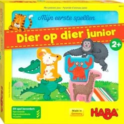 Haba Bordspel Mijn Eerste Spellen – Dier Op Dier Junior (nl) -Goedkope baby-en-kleuterspelletjes winkel 550x535