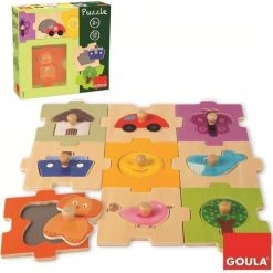 Goula Houten Puzzel - 18 Stukjes -Goedkope baby-en-kleuterspelletjes winkel 550x536 8