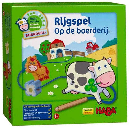 Haba Rijgspel Peuterspeelgoed Op De Boerderij 12 Haba Rijgspel Peuterspeelgoed Op De Boerderij - Afbeelding 10