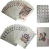 Merkloos Waterdichte Speelkaarten Zilver - Kaarten - Waterbestendig - Poker - Blackjack - Patience - Spelletjes - Kaarten Truukjes - Outdoor - Kaarten Set - Plastic Zilverfolie -Goedkope baby-en-kleuterspelletjes winkel 550x543 5