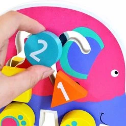 ACool Toy 3-in-1 Montessori Speelgoed Box Olifant - Sensorisch - Baby Speelgoed - Telraam - Stapeltoren - 1 Tot 4 Jaar -Goedkope baby-en-kleuterspelletjes winkel 550x544 6