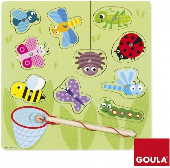 Goula Magneetpuzzel Insecten - 10 Stukjes 9 Goula Magneetpuzzel Insecten - 10 Stukjes - Afbeelding 7