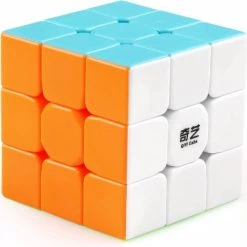 Merkloos QiYi L Warrior W 3x3 L SPEEDCUBE L Kubus Breinbreker L Cubing Reinvented