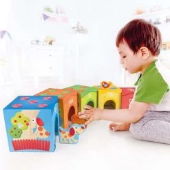Hape Stapeltoren Friendship 9-delig -Goedkope baby-en-kleuterspelletjes winkel 550x550 111