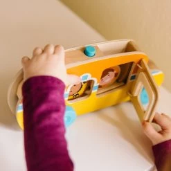 Melissa & Doug GO Tots Houten Bus Rollen & Rijden - Houten Ontwikkelings Peuterspeelgoed -Goedkope baby-en-kleuterspelletjes winkel 550x550 135