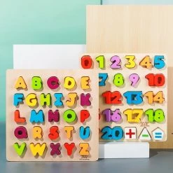 Dorjee Houten Letter Puzzel ABC - Grote Stukken - Educatief Houten Speelgoed -Goedkope baby-en-kleuterspelletjes winkel 550x550 166