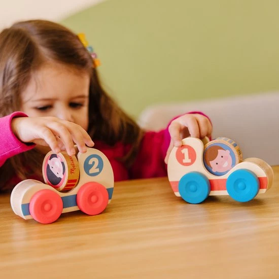 Melissa & Doug GO Tots Houten Raceauto's - Houten Peuterspeelgoed - Ontwikkelings Speelgoed 4 Melissa & Doug GO Tots Houten Raceauto's - Houten Peuterspeelgoed - Ontwikkelings Speelgoed - Afbeelding 2