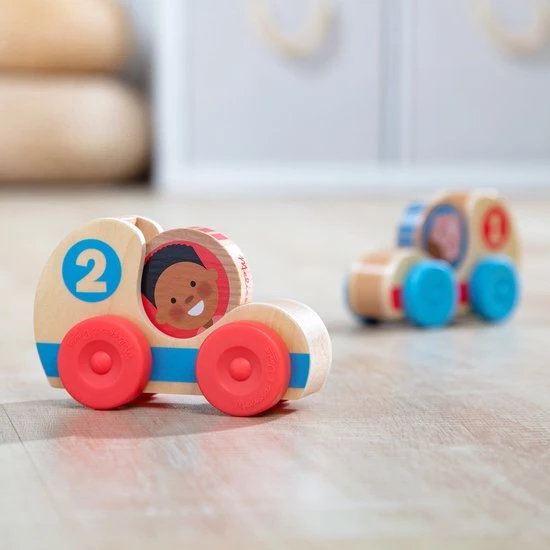 Melissa & Doug GO Tots Houten Raceauto's - Houten Peuterspeelgoed - Ontwikkelings Speelgoed 5 Melissa & Doug GO Tots Houten Raceauto's - Houten Peuterspeelgoed - Ontwikkelings Speelgoed - Afbeelding 3