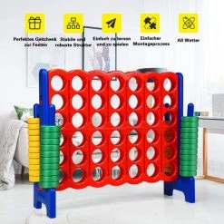 Costway Speelset Vier Op Een Rij - Groot Spel - 24 Jumboringen - Volwassenen En Kinderen -Goedkope baby-en-kleuterspelletjes winkel 550x550 231