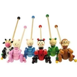 New Classic Toys Duwstok - Kikker -Goedkope baby-en-kleuterspelletjes winkel 550x550 269