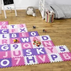 Juskys Puzzle Mat 1cm Dik Foam Letters 1.89x1.89 Mtr -Goedkope baby-en-kleuterspelletjes winkel 550x550 272