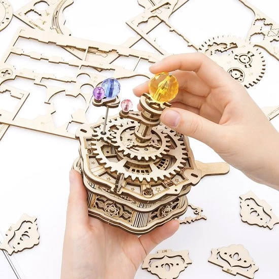 By Marnifique 3D Houten Puzzel - Sterrennacht Bouwpakket - Draaibaar - Houten Sterrennacht - Volwassenen 4 By Marnifique 3D Houten Puzzel - Sterrennacht Bouwpakket - Draaibaar - Houten Sterrennacht - Volwassenen - Afbeelding 2