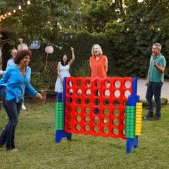 Meubelexpert- Giant Connect 4 Voor Kinderen En Volwassenen Met 42 Ronde Tokens, Ideaal Voor Binnen En Buiten 10 Meubelexpert- Giant Connect 4 Voor Kinderen En Volwassenen Met 42 Ronde Tokens, Ideaal Voor Binnen En Buiten -Goedkope baby-en-kleuterspelletjes winkel 550x550 317