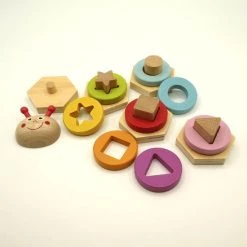 Merkloos Rups Puzzel – Vormenpuzzels - Vormenstoof - Stapeltoren - Puzzels - Montessori - Houten Speelgoed - Educatief Speelgoed - Kleurrijk - Puzzel - Kinderspeelgoed - Geometrisch - Klassiek Speelgoed - Uitdagend - Oog-hand Coördinatie -Goedkope baby-en-kleuterspelletjes winkel 550x550 84