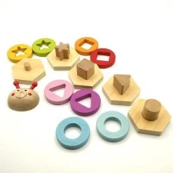 Merkloos Rups Puzzel – Vormenpuzzels - Vormenstoof - Stapeltoren - Puzzels - Montessori - Houten Speelgoed - Educatief Speelgoed - Kleurrijk - Puzzel - Kinderspeelgoed - Geometrisch - Klassiek Speelgoed - Uitdagend - Oog-hand Coördinatie -Goedkope baby-en-kleuterspelletjes winkel 550x550 86