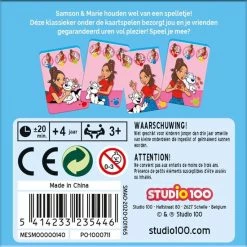 Studio 100 Kwartetspel Samson & Marie Junior Karton Blauw/rood -Goedkope baby-en-kleuterspelletjes winkel 550x554 6