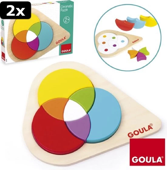 2x Goula Kleurenpuzzel 4 2x Goula Kleurenpuzzel - Afbeelding 2