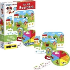 Clementoni - Op De Boerderij - Educatief Spel -Goedkope baby-en-kleuterspelletjes winkel 550x562 2