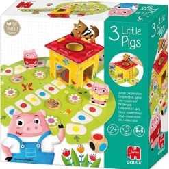 Goula Drie Kleine Biggetjes - Bordspel -Goedkope baby-en-kleuterspelletjes winkel 550x567