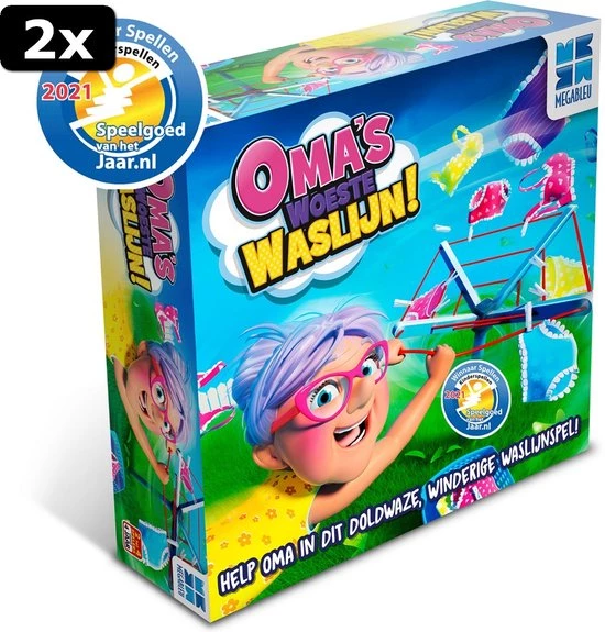 2x Megableu Oma's Woeste Waslijn 3 2x Megableu Oma's Woeste Waslijn
