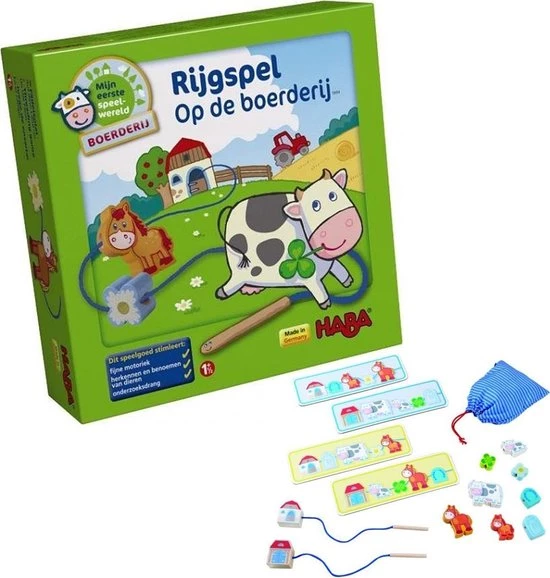 Haba Rijgspel Peuterspeelgoed Op De Boerderij 10 Haba Rijgspel Peuterspeelgoed Op De Boerderij - Afbeelding 8
