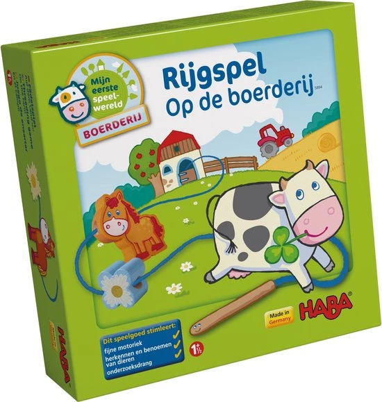 Haba Rijgspel Peuterspeelgoed Op De Boerderij 3 Haba Rijgspel Peuterspeelgoed Op De Boerderij
