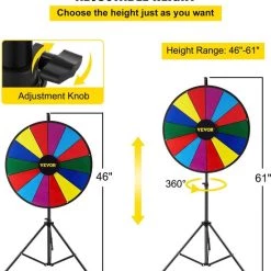 Vevor Rad Van Fortuin - Rad - Partyspel - 18 Inch/ 46 Cm Rad - Medium Size -Goedkope baby-en-kleuterspelletjes winkel 550x595 1