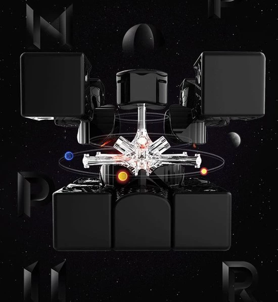 Gan 11 M Pro 3x3 - FROSTED STICKERLESS BLACK 15 Gan 11 M Pro 3x3 - FROSTED STICKERLESS BLACK - Afbeelding 13