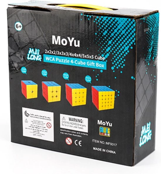 MoYu Speed Cube Set - 2x2, 3x3, 4x4, 5x5 7 MoYu Speed Cube Set - 2x2, 3x3, 4x4, 5x5 - Afbeelding 5