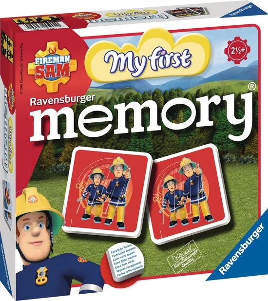 Ravensburger Brandweerman Sam My First Memory® 4 Ravensburger Brandweerman Sam My First Memory® - Afbeelding 2