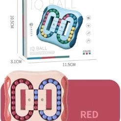 IQ Ball Willingood Magic Bean Rotating Cube Speelgoed. Kleur : Rood, Magische Bean, Creatief Stressvermindering, Educatief Speelgoed, Intelligente Vingertop-toverkubus, Gyroscooppuzzel, Kubus Voor Kinderen En Volwassenen Angst Verlichting -Goedkope baby-en-kleuterspelletjes winkel 550x627 1
