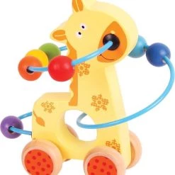 Bigjigs Baby Bigjigs Push Along Giraffe Bead Frame