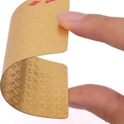 Merkloos Game Dek Goudfolie Poker Set Plastic Magic Card Waterdicht Kaarten Magic 24K Gold Speelkaarten Poker -Goedkope baby-en-kleuterspelletjes winkel 550x638 3