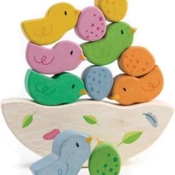 Tender Toys Balancerende Babyvogels Hout Junior 12-delig
