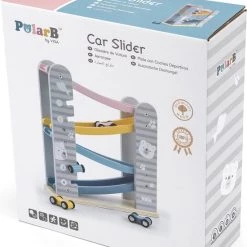 PolarB - Houten Autobaan - 4 Autootjes - Houten Speelgoed Vanaf 18+ Maanden -Goedkope baby-en-kleuterspelletjes winkel 550x675 5