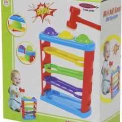 Jamara Hamerspel Rolling Balls 31,5 Cm Multicolor -Goedkope baby-en-kleuterspelletjes winkel 550x692 1
