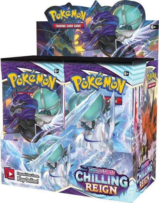 Pokémon Pokemon Sword & Shield Chilling Reign Booster Box 3 Pokémon Pokemon Sword & Shield Chilling Reign Booster Box