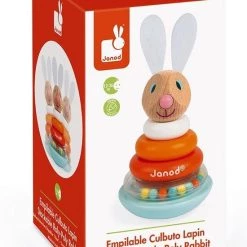 Janod Lapin - Stapeltuimelaar Konijn -Goedkope baby-en-kleuterspelletjes winkel 550x726