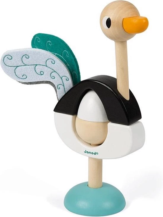 Janod Zigolos - Stapeltoren Struisvogel 4 Janod Zigolos - Stapeltoren Struisvogel - Afbeelding 2