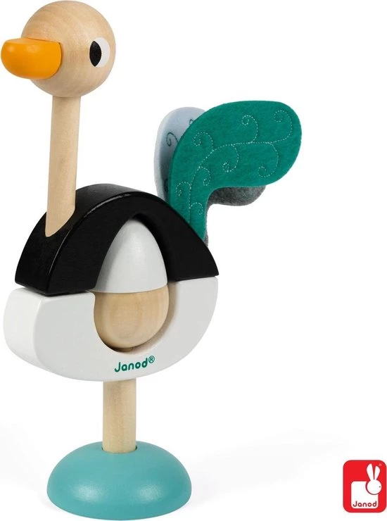 Janod Zigolos - Stapeltoren Struisvogel 11 Janod Zigolos - Stapeltoren Struisvogel - Afbeelding 9
