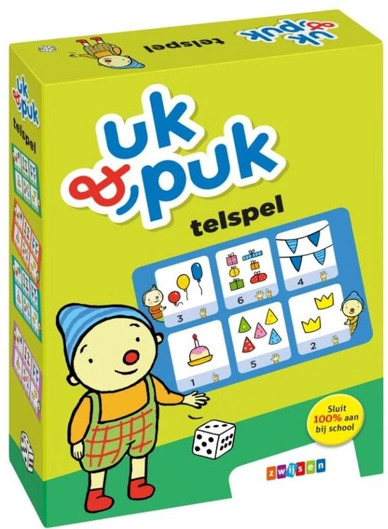 Uitgeverij Zwijsen Uk & Puk - Telspel 3 Uitgeverij Zwijsen Uk & Puk - Telspel