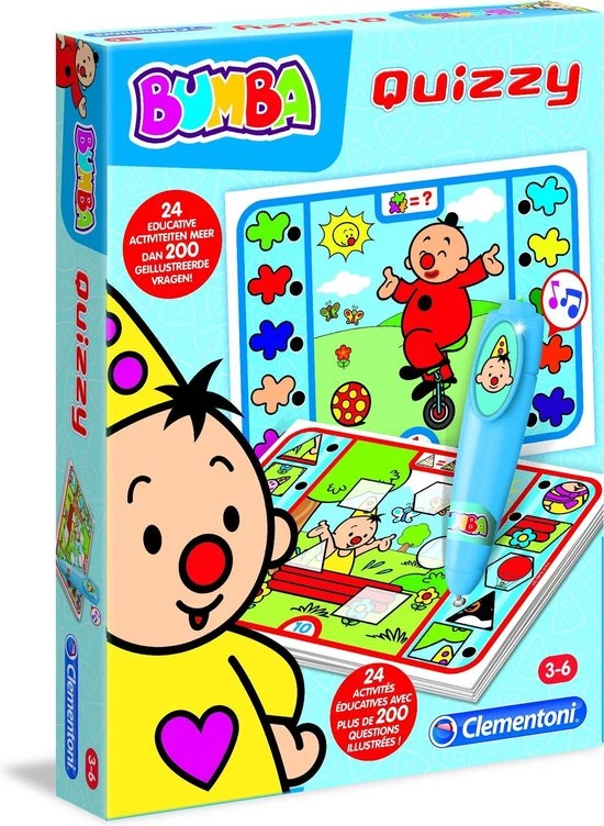 Clementoni Education Clementoni - Quizzy Bumba, Educatief Spel, 3+ Jaar - 66865 3 Clementoni Education Clementoni - Quizzy Bumba, Educatief Spel, 3+ Jaar - 66865