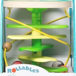 Melissa & Doug Rollable Gedraaide Boomhut Speelgoed Voor Baby's En Peuters - Houten Speelgoed - Sensorische Ballen