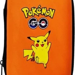 Merkloos Pokemon Kaarten Houder - Album Hard Case Capaciteit 50 Stuks - Kaarten Box Oranje