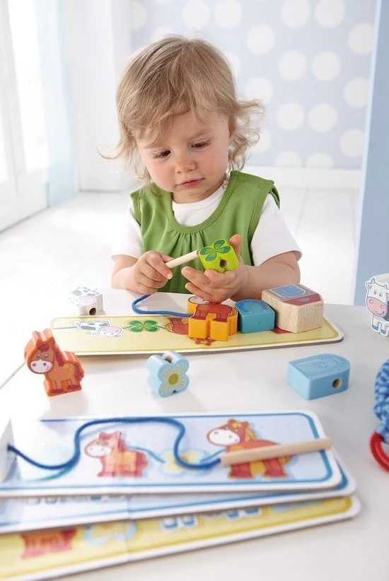 Haba Rijgspel Peuterspeelgoed Op De Boerderij 5 Haba Rijgspel Peuterspeelgoed Op De Boerderij - Afbeelding 3