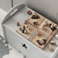 Kids Concept Kid’s Concept Ludo NEO - Houten Uitgave -Goedkope baby-en-kleuterspelletjes winkel 550x825 18