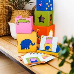 SmartGames Peek-a-Zoo - Educatief Spel - 5 Kartonnen Blokken -Goedkope baby-en-kleuterspelletjes winkel 550x825 3